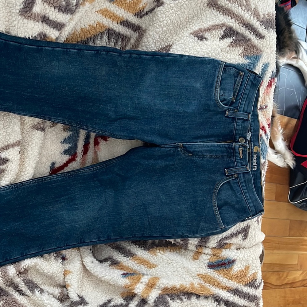 Carhartt flannel line jeans